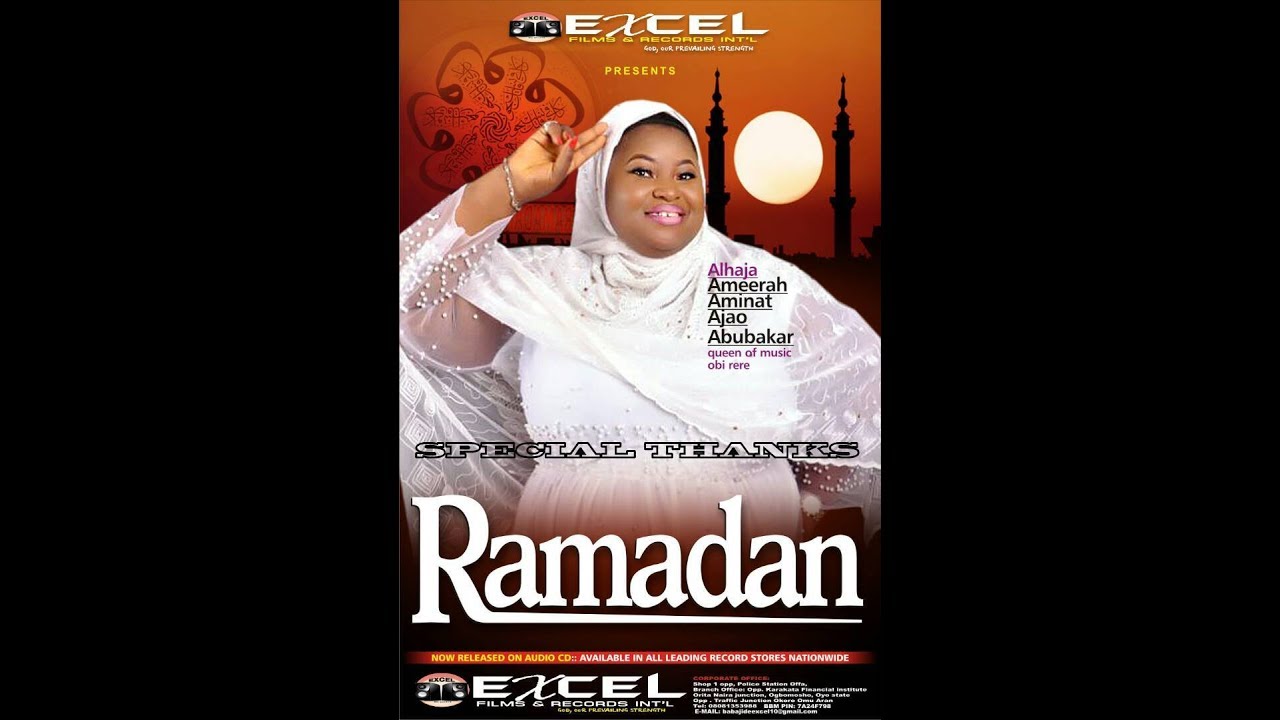 RAMADAN || SPECIAL THANKS - QUEEN AMEERAH ABUBAKAR AJAO OBIRERE