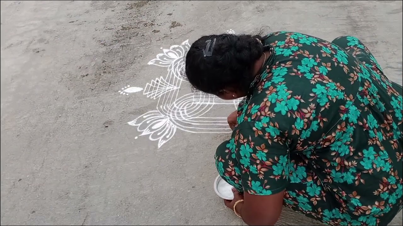 శుక్రవారం వేసే గీతల ముగ్గులు 💮rangoli ముగ్గులు 💮please subscribe My chanel Friends 