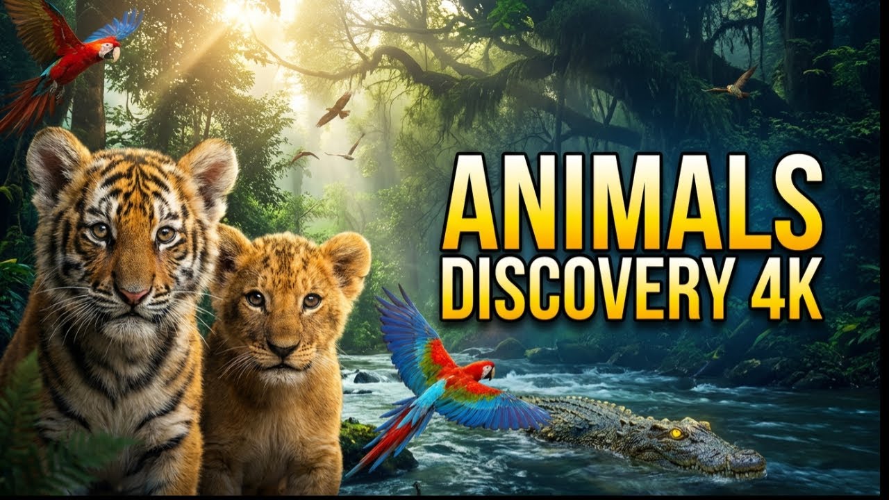 Wild Animals Discovery 4K 🐘🦅