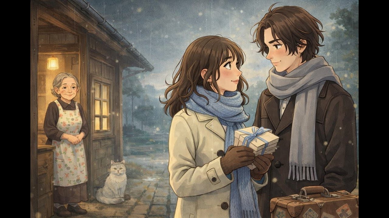 Waiting for You at the Empty Station | cold wind, old letters, a love still gentle Ghibli-like scene