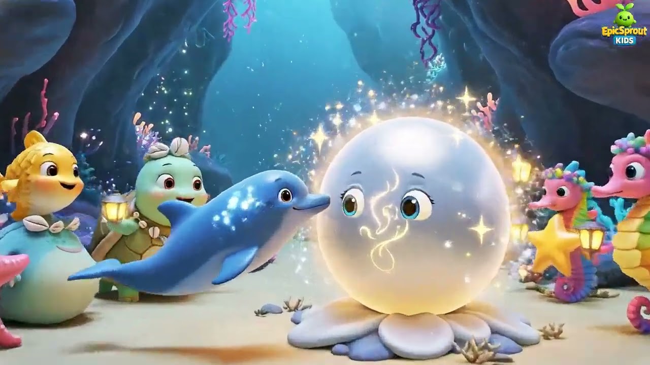 Portuguese | A Ilha Secreta do Oceano | The Secret Ocean Island | Kids Song
