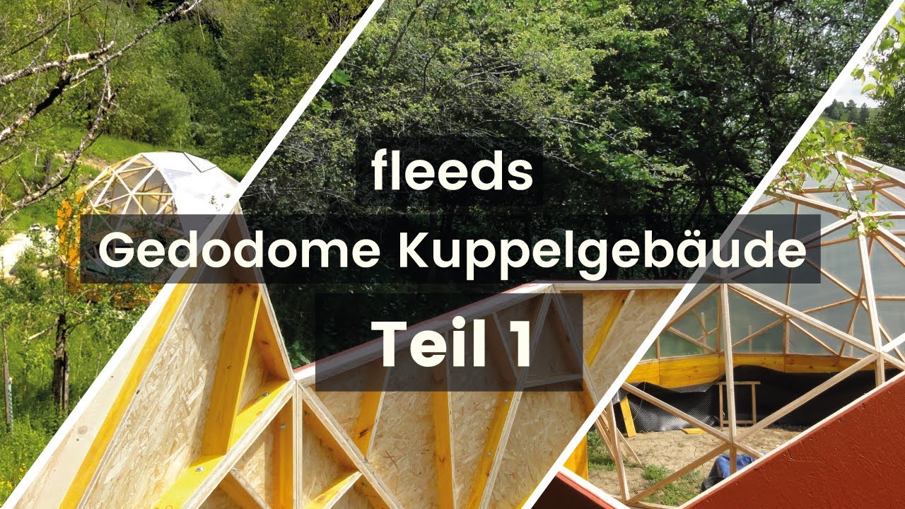 Geodome auf dem Biohof Albisboden im Toggenburg Schweiz / fleeds Geodome Kuppelbau #01