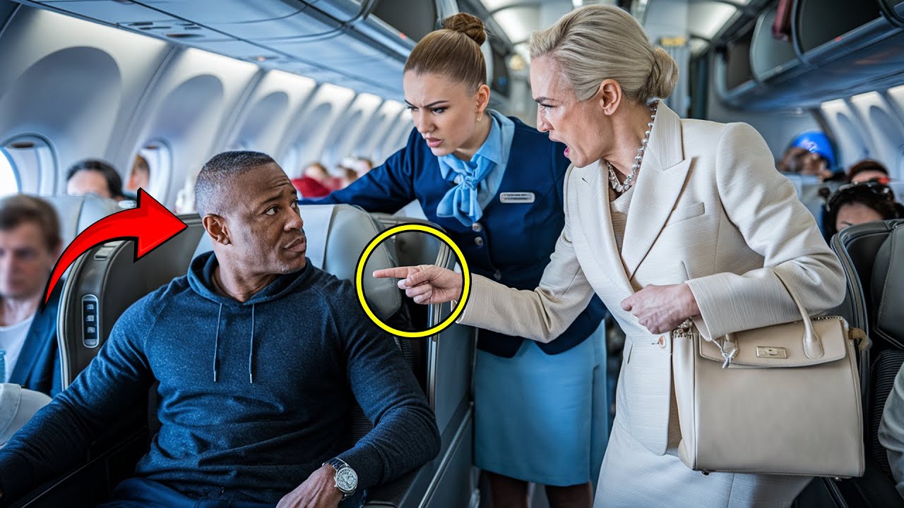 White Woman Snatched Black CEO’s Seat — Then Froze When He Said “I Own This Airline”...