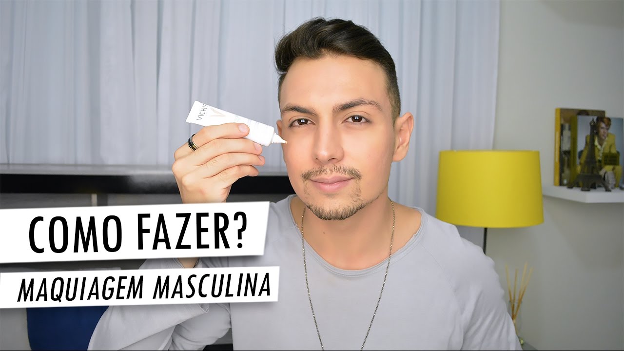 Maquiagem Masculina básica pro dia-a-dia!
