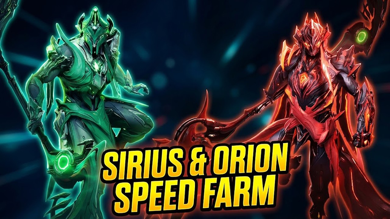 Как быстро нафармить Sirius и Orion (Warframe)