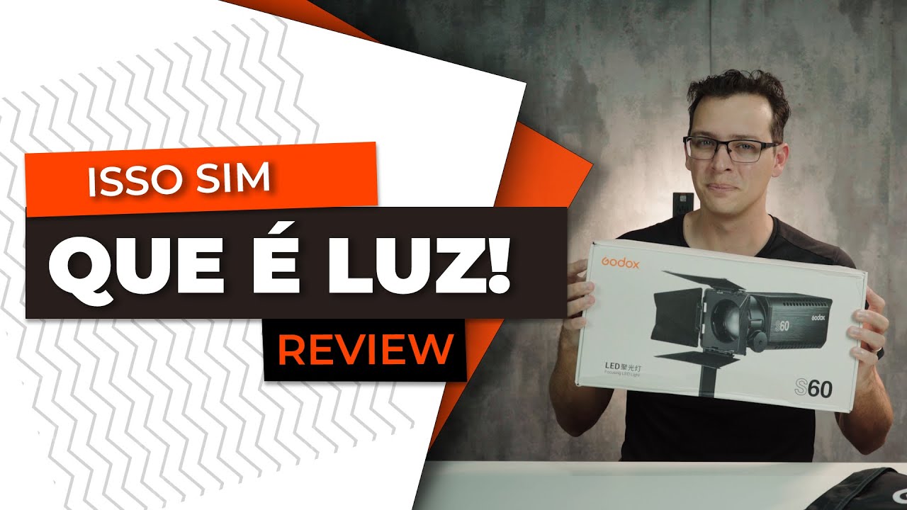 UNBOXING / ANÁLISE / REVIEW GODOX S60 - SUPER LUZ DE LED