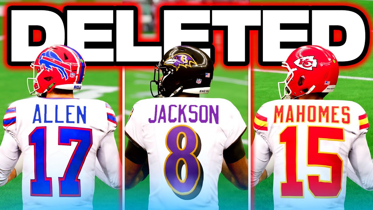 I Deleted Every QB in the NFL!