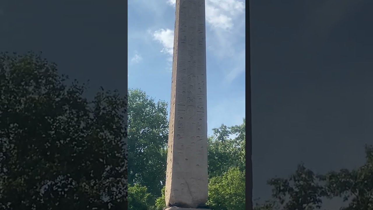 this obelisk was a gift from egypt to central park in 1881 #shorts #centralpark #art #manhattan