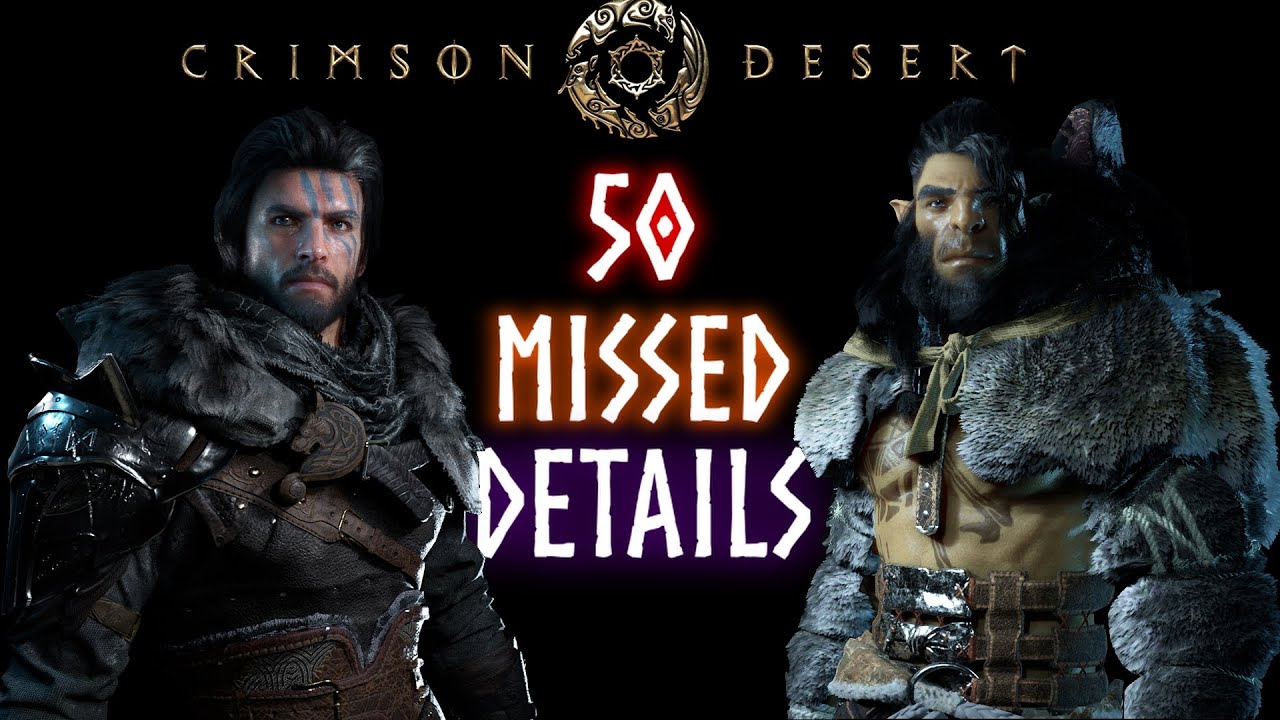 Crimson Desert 50 details you might have missed during the gameplay showcase