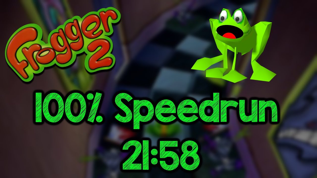 Frogger 2: Swampy's Revenge - 100% (PC) Speedrun in 21:58 [Former World Record]