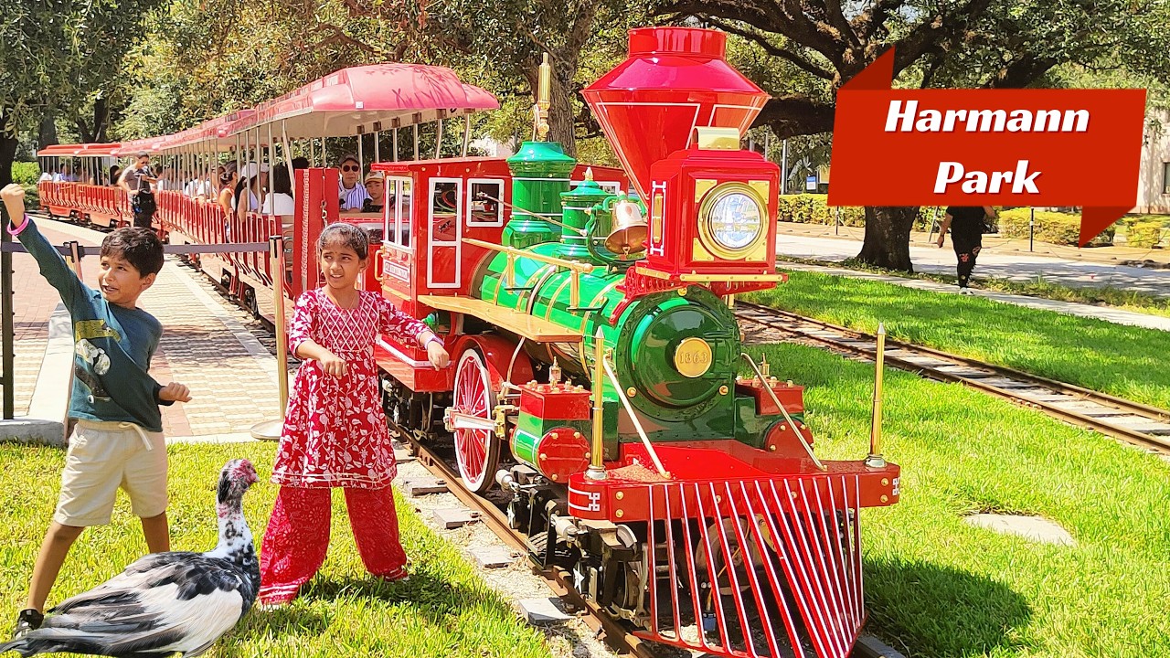 Discover Hermann Park: Houston's Urban Oasis! 🏞️ #park #enjoy #fun #play  #viralvideo