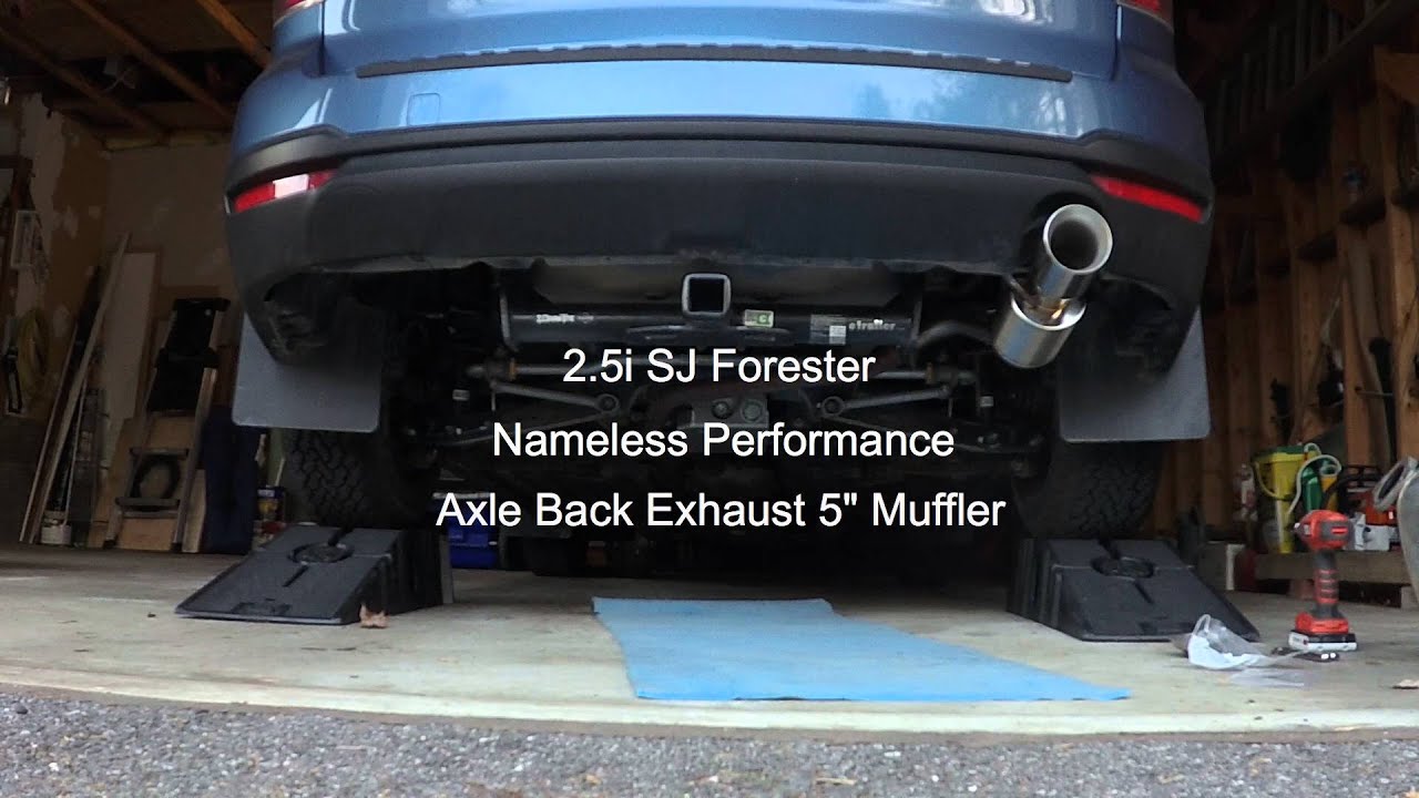 SJ Forester - Axle Back Exhaust