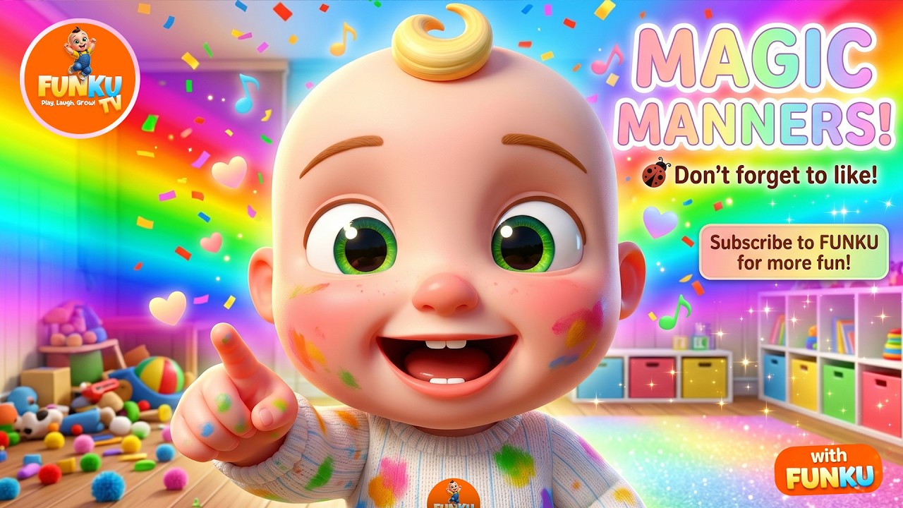 Good Manners for Kids | Fun Learning with FUNKU Baby 🌈✨