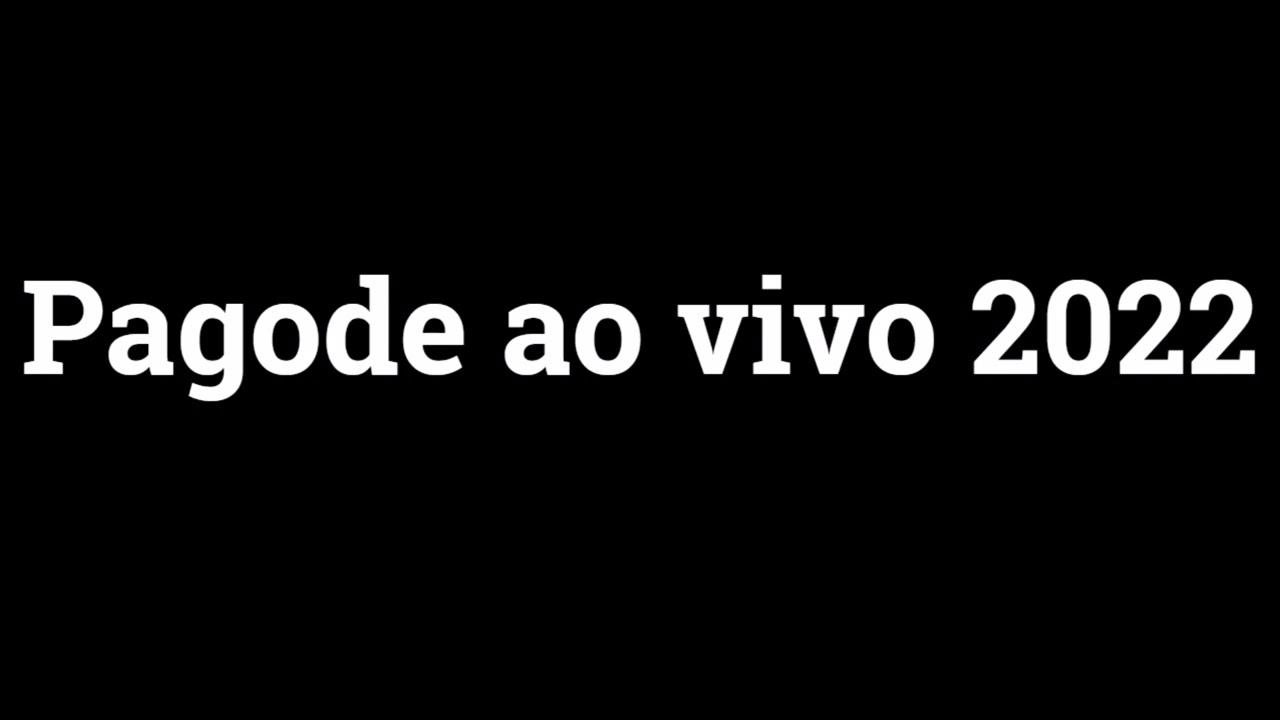 PAGODE E RESENHA AO VIVO 2022