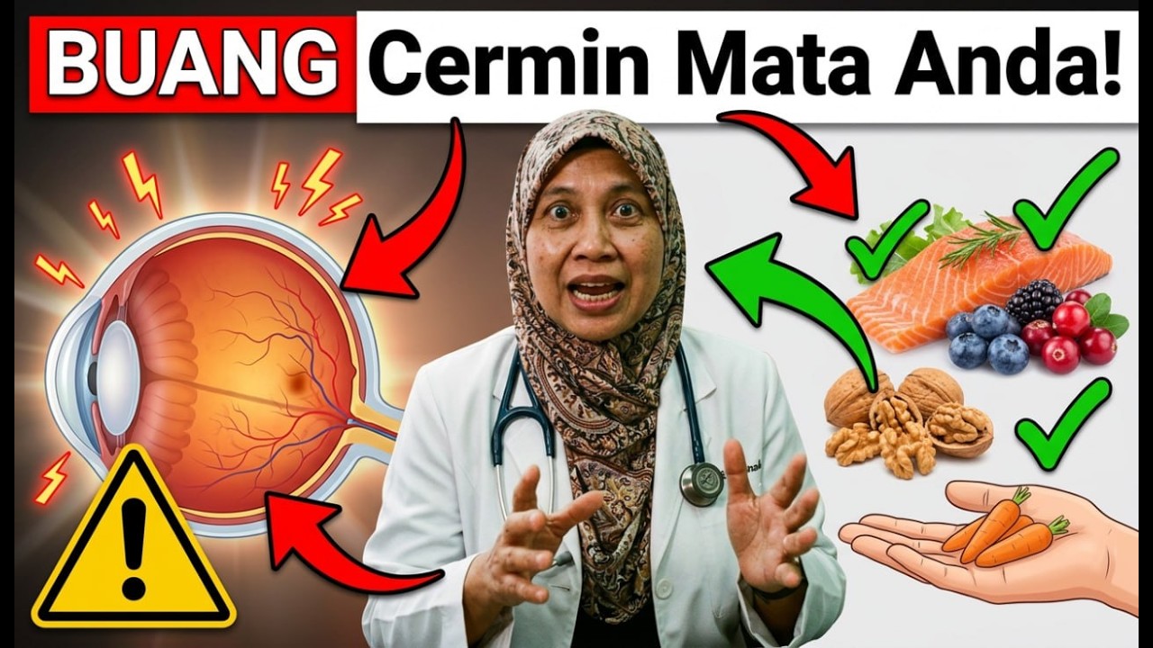 MAKAN INI Sebelum Tidur & Penglihatan Anda Kembali Tajam Dalam 30 Hari! (Doktor Dedah Rahsia)
