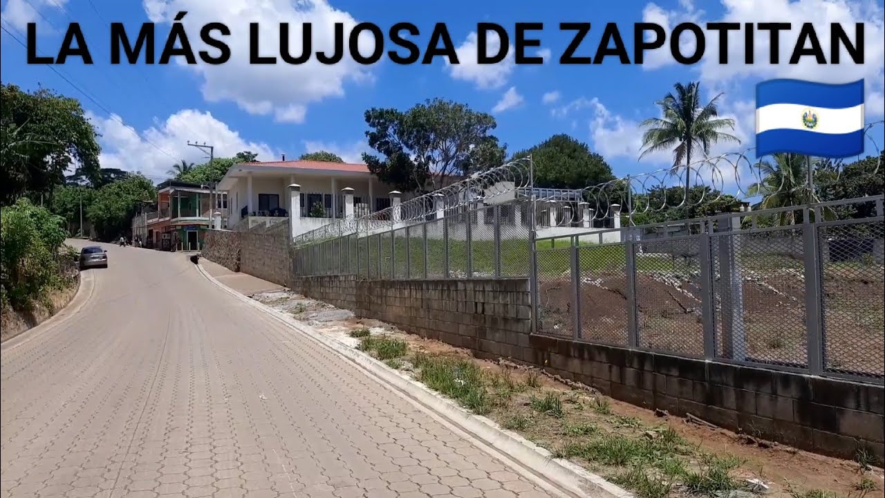 Regresamos a casa. pasamos por la casa más lujosa de todo Zapotitan. (13) @ElSalvadorDeTodo