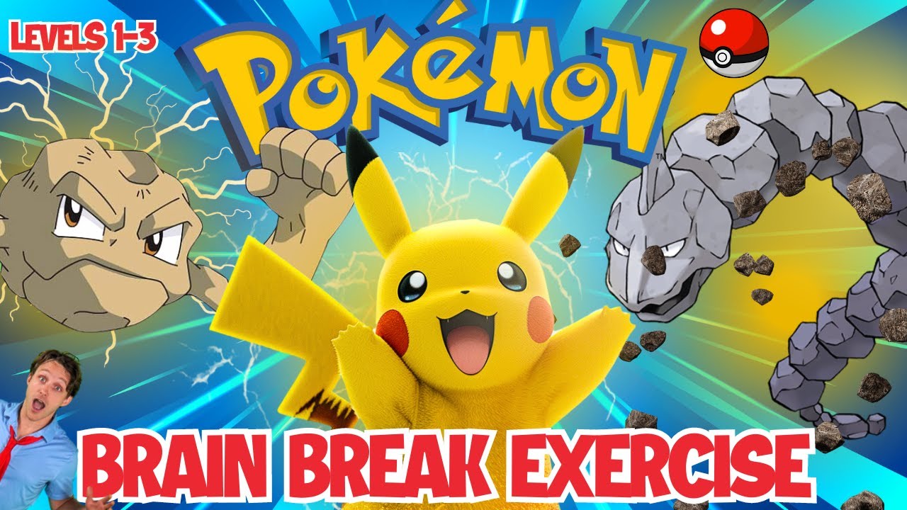 Ultimate Kids Pokemon Adventure | Fun & Educational Brain Break Movement Exercises