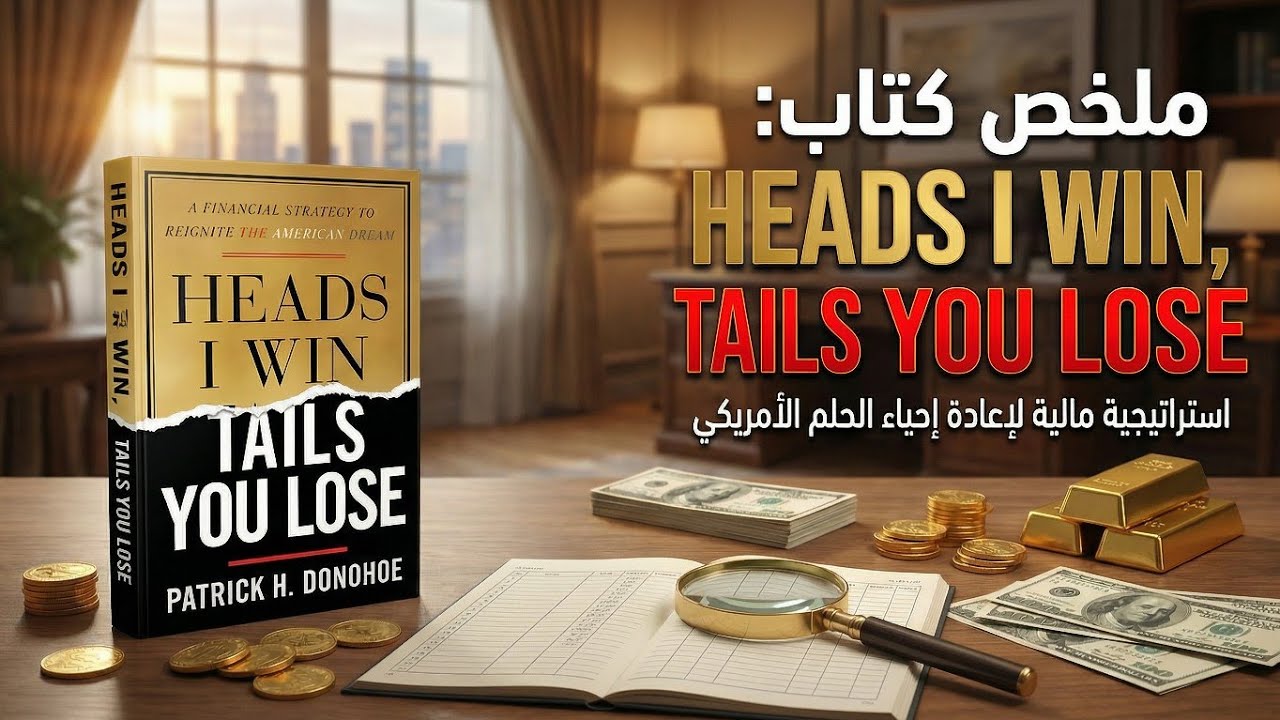 ملخص كتاب Heads I Win, Tails You Lose: استراتيجية مالية لإعادة إحياء الحلم الأمريكي لباتريك دونوهو 