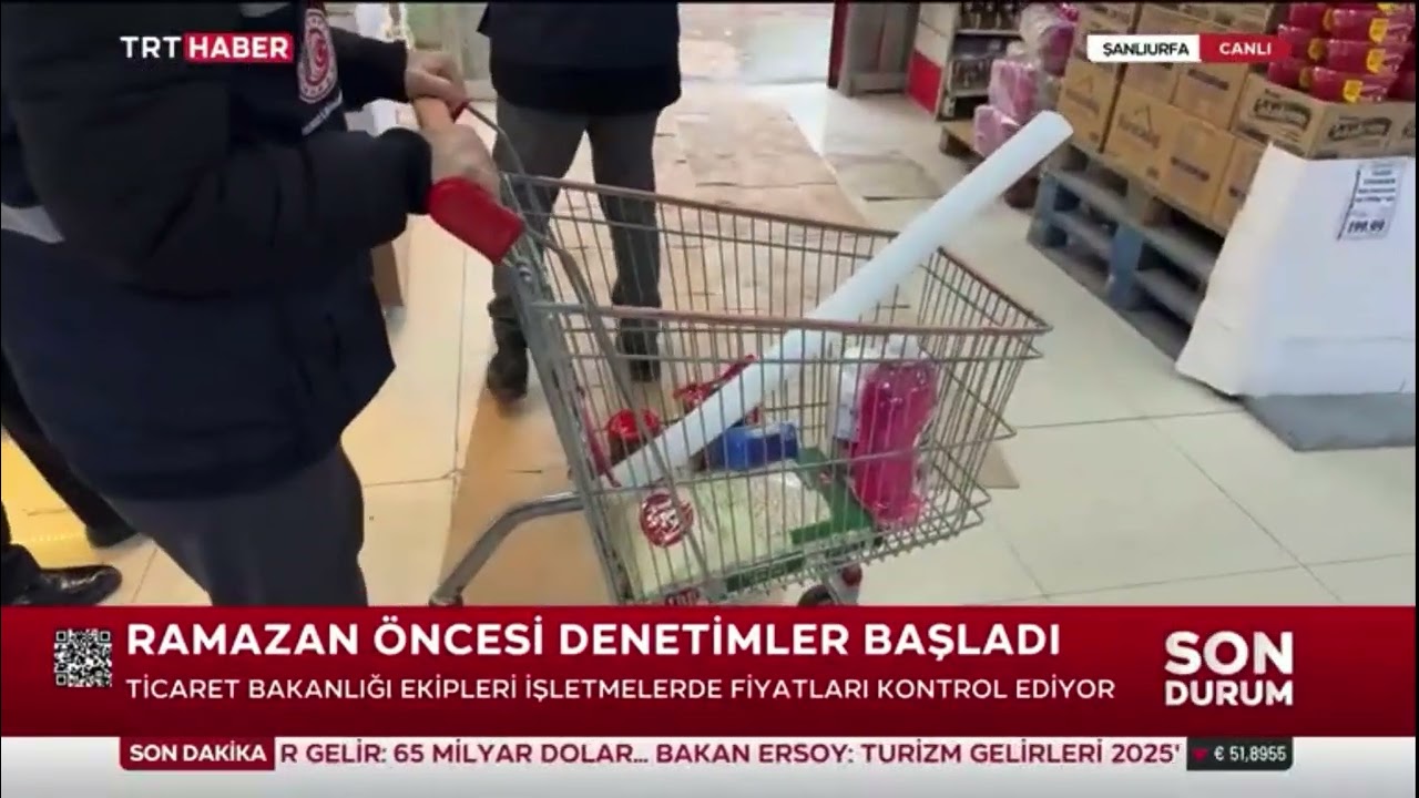 TRT Haber - Şanlıurfa’da Ramazan Öncesi Fahiş Fiyat Denetimi // Ahmet Hamdi ÇİÇEK