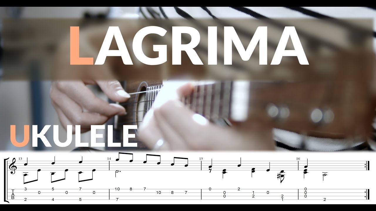 Grade 3 | Lagrima - Tarrega | Ukulele Fingerstyle TAB | Grade 3