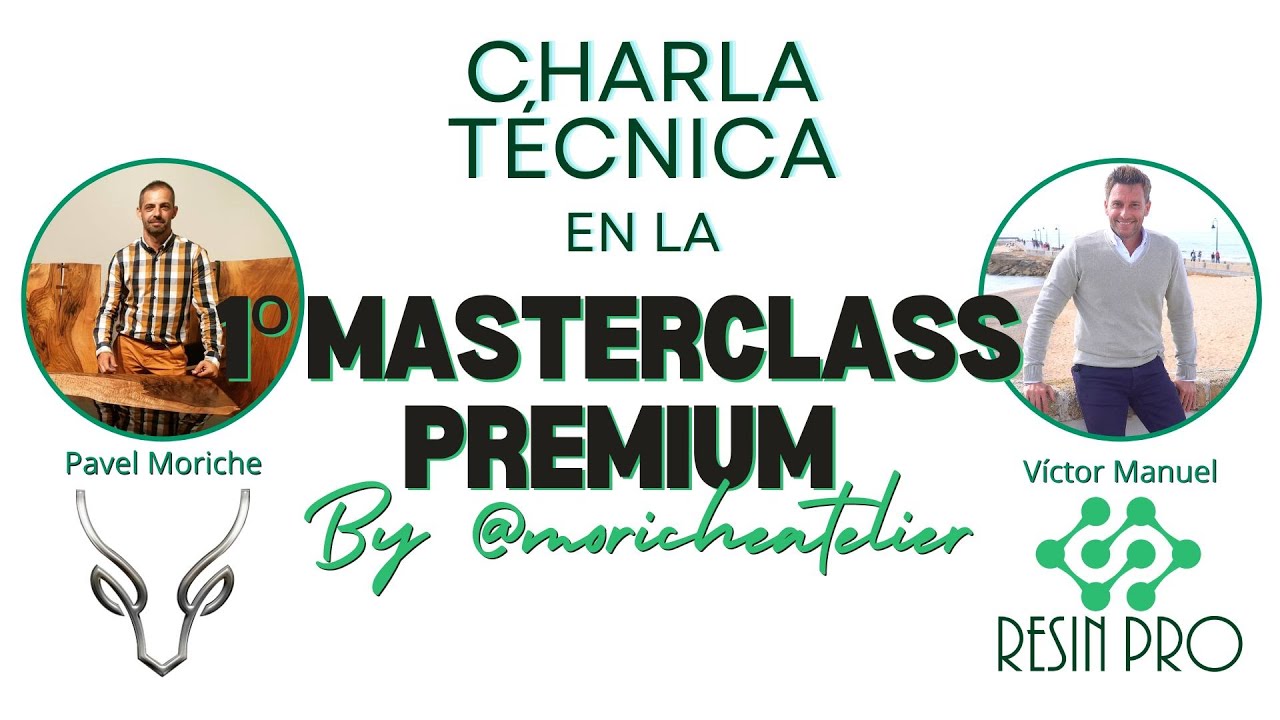 Charla t&eacute;cnica de las resinas Resin Pro en la 1&ordm; Masterclass Premium de Pavel Moriche en Madrid