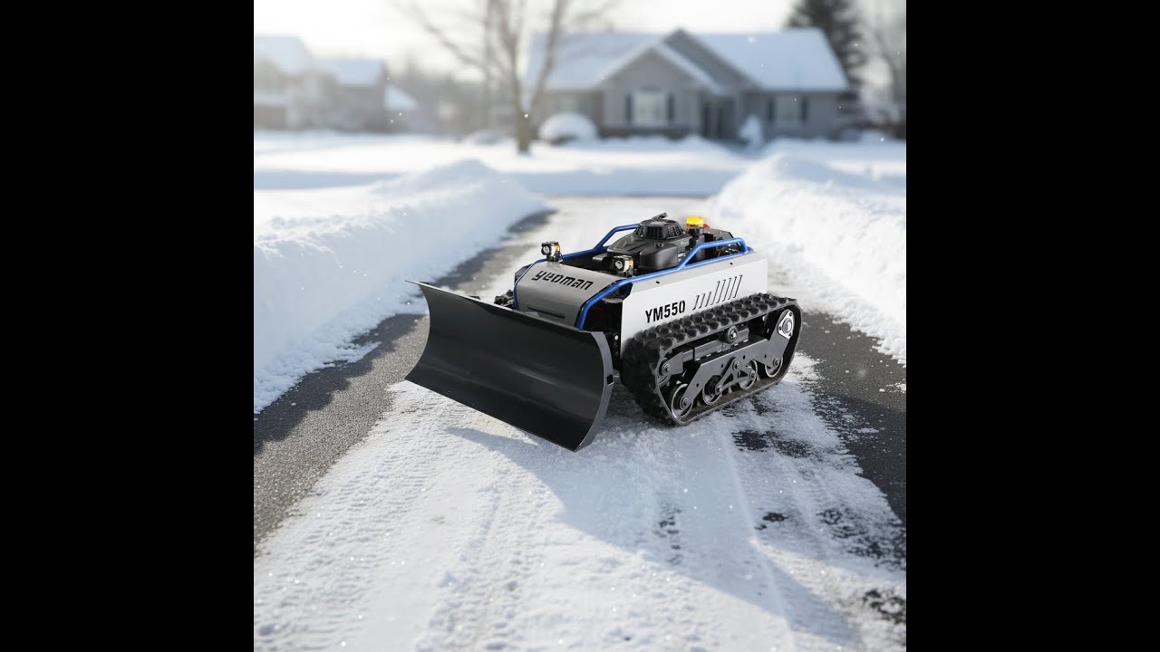Yeoman YM550T RC mower+snow shovel+dozer shovel