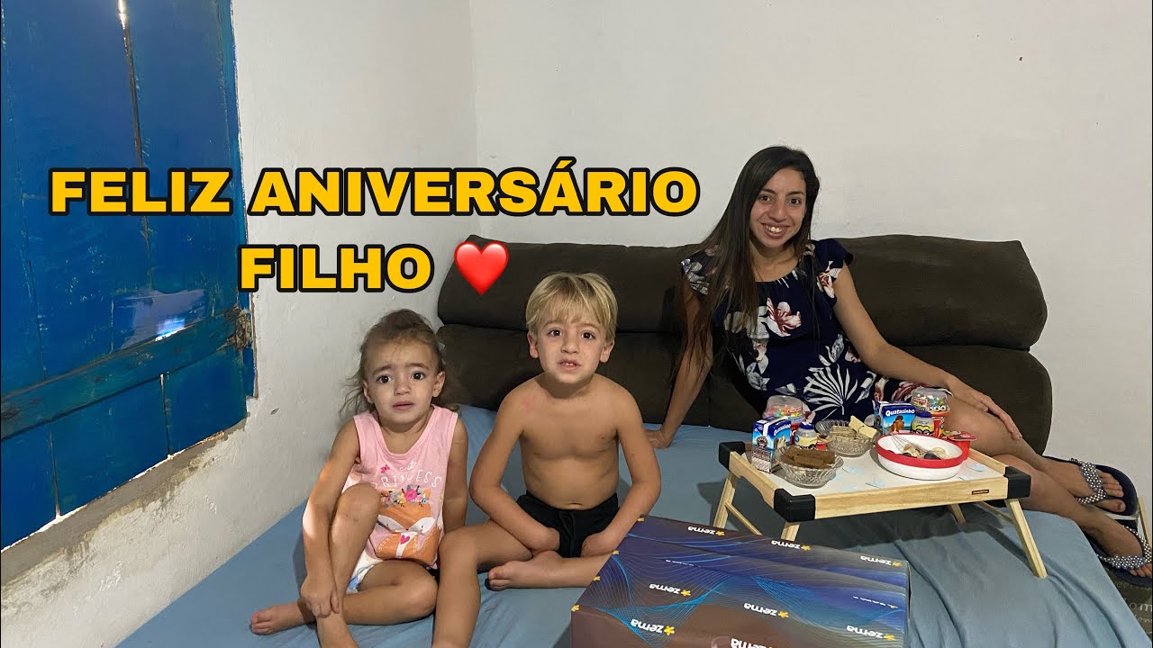 FIZ UM CAFÉ DA MANHÃ SURPRESA PRO JOÃO! *feliz aniversário filho*