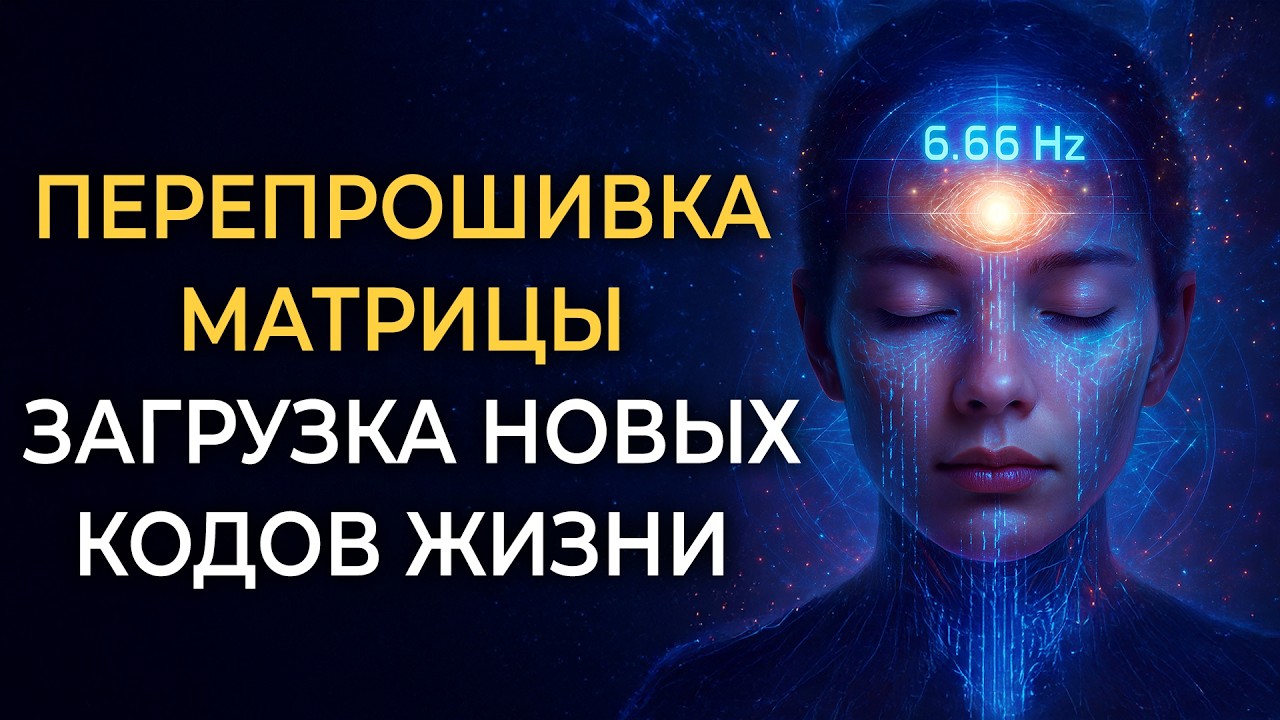 ПЕРЕПРОШИВКА МАТРИЦЫ 6.66 Гц | Загрузка новых кодов жизни. Это работает с первой минуты!