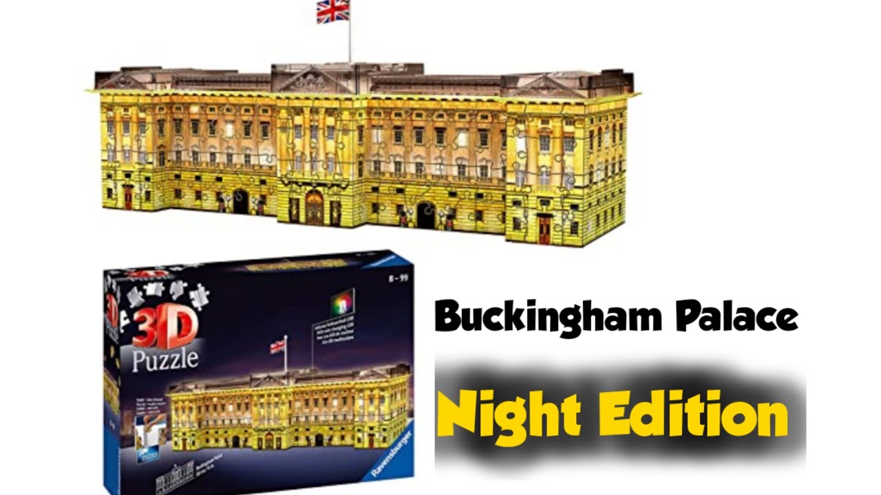 Buckingham Palace 3D PUZZLE Ravensburger Night Edition