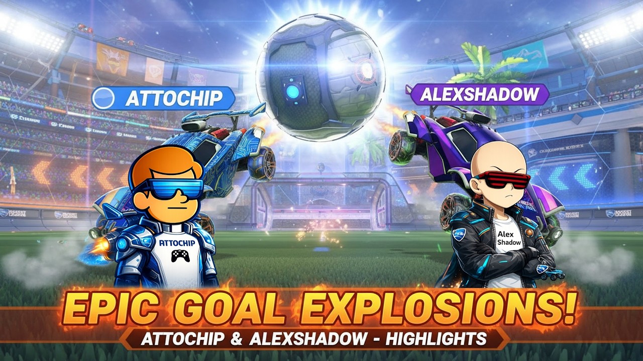 🚀⚽ INSANE 2v2 DOMINATION! ATTOCHIP x ALEXSHADOW UNSTOPPABLE! 🔥💥 | Rocket League