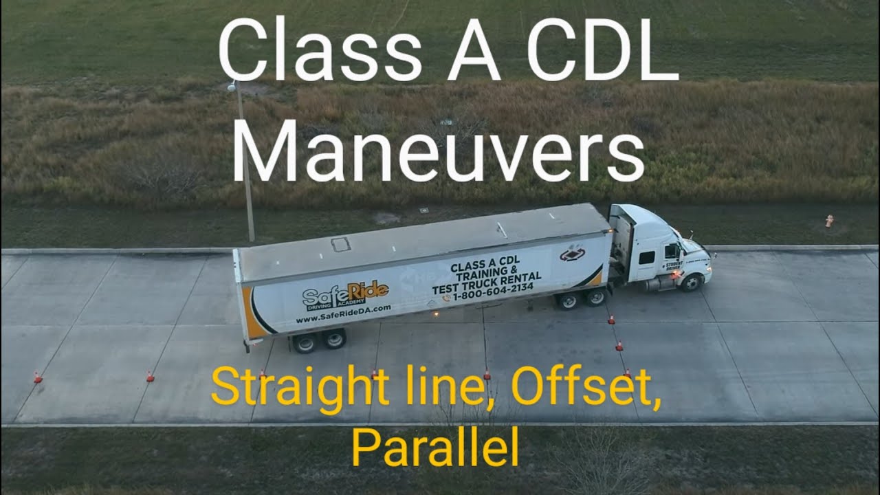 Маневры CDL класса А