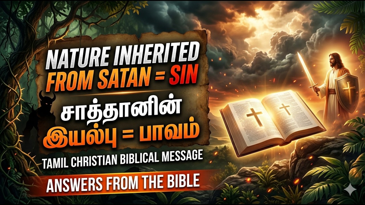 Nature of Satan = Nature Inherited from Satan = SIN I சாத்தானின் இயல்பு = பாவம் I A 04