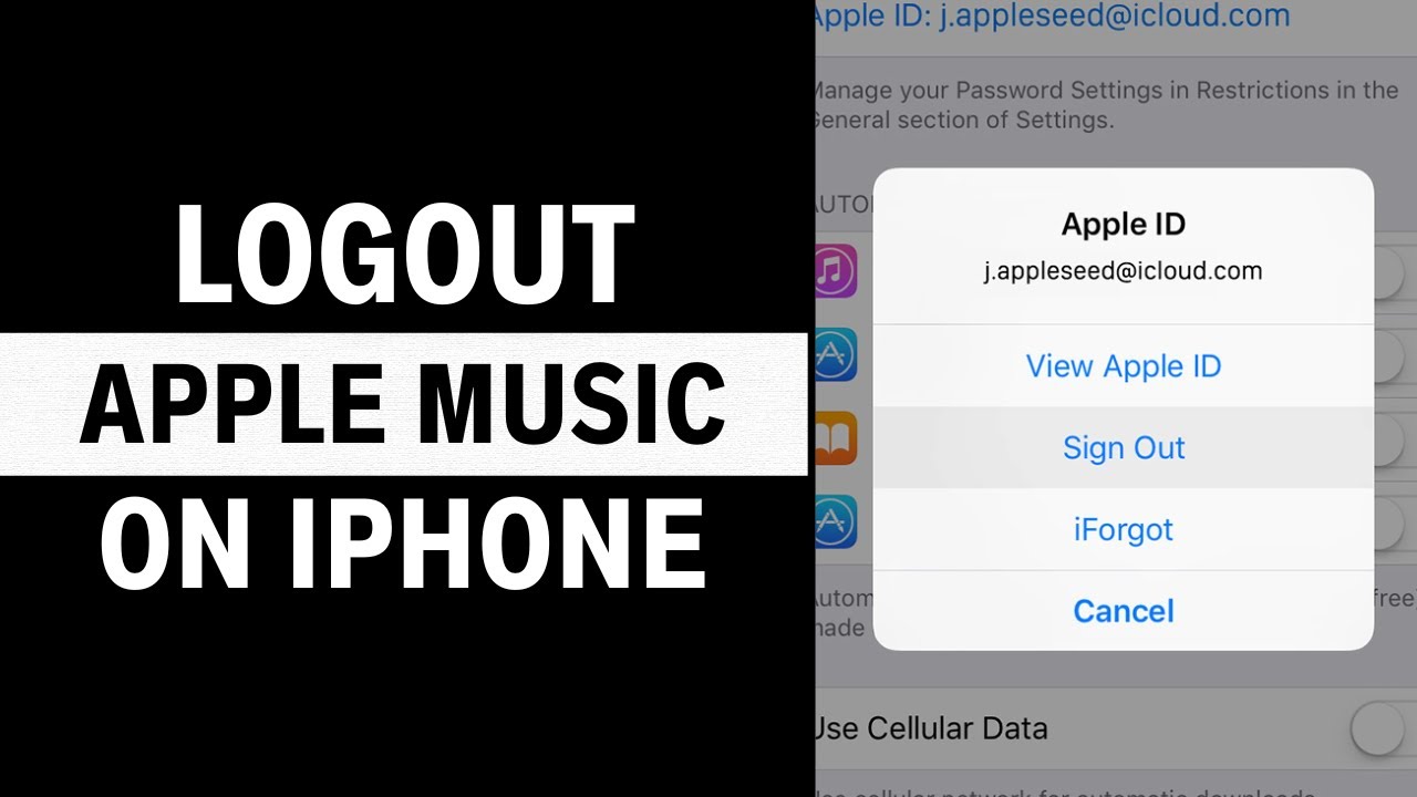 How To Log Out Of Apple Music On iPhone (2024 Updated)