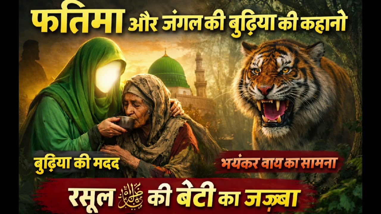 फ़ातिमा (रज़ि.) और जंगल की बूढ़ी औरत | सब्र, रहमत और अल्लाह पर यक़ीन की सच्ची कहानी