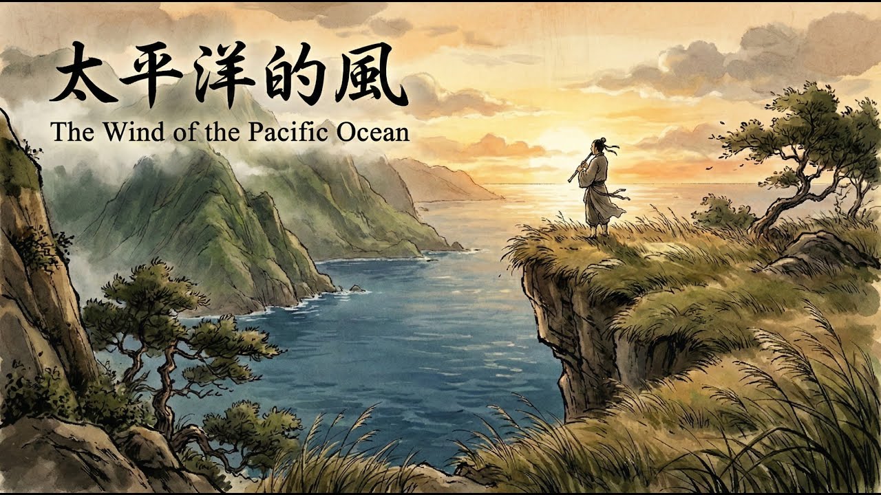 1 Hour Dizi Music 🇹🇼 一小時竹笛 | 太平洋的風 Pacific Ocean | 懷舊 Nostalgia | Relax, Sleep, and Reading | BGM