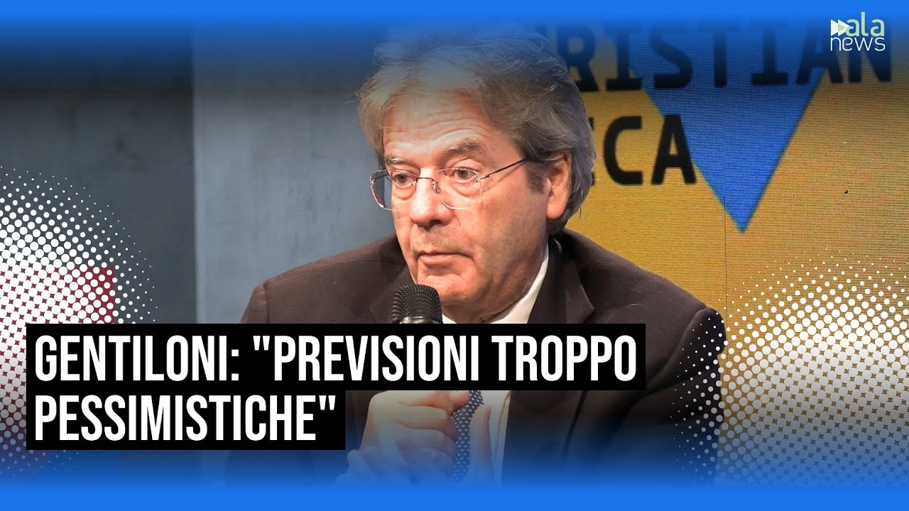 Gentiloni: "Troppo pessimismo sulla politica economica di Trump"