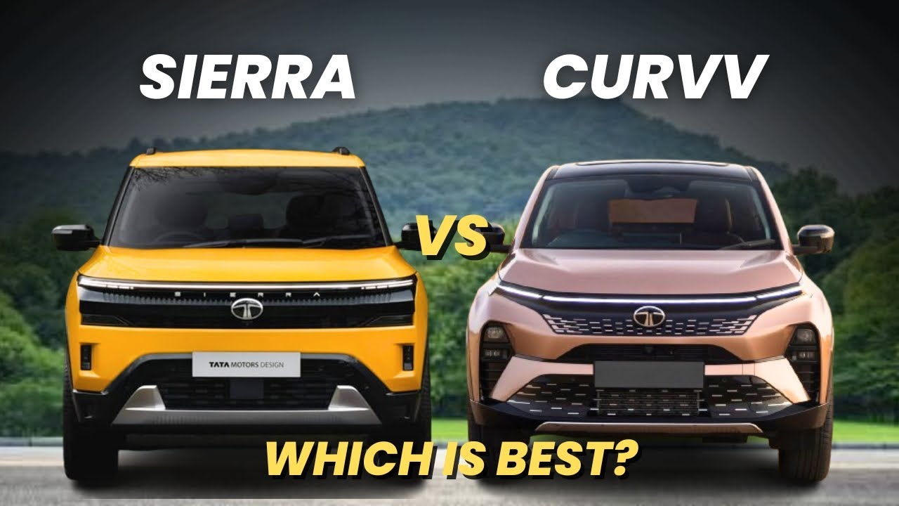 Tata Sierra 2025 vs Tata Curvv | Which is Best? | tata curvv 2025 | tata curvv vs sierra