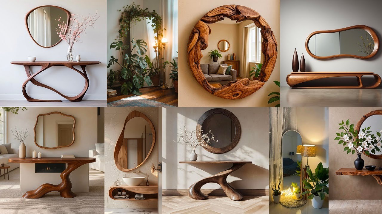 BEYOND SYMMETRY: How Curved Mirrors Soften Your Home Architecture