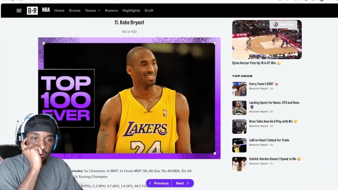 REACTING TO Bleacher Report Top 100 NBA Players EVER Updated 2025 List!