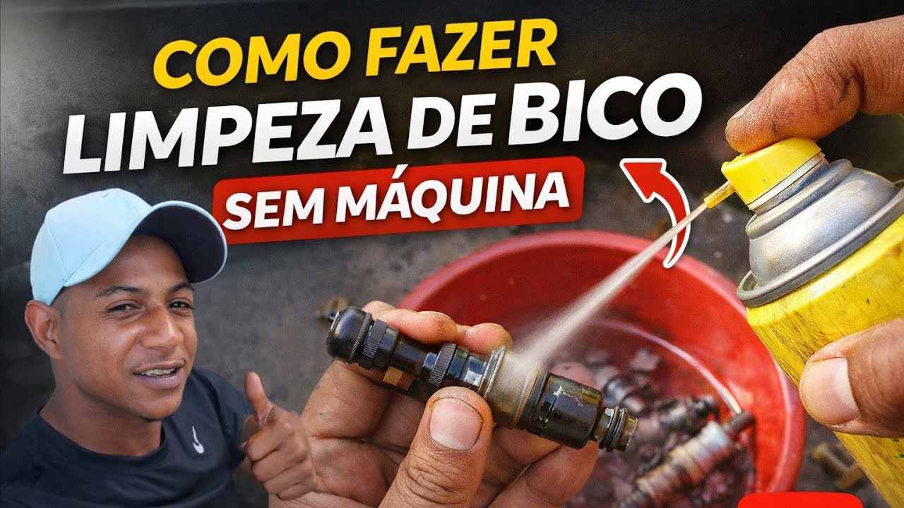 Como fazer uma limpeza de bico sem máquina ?
