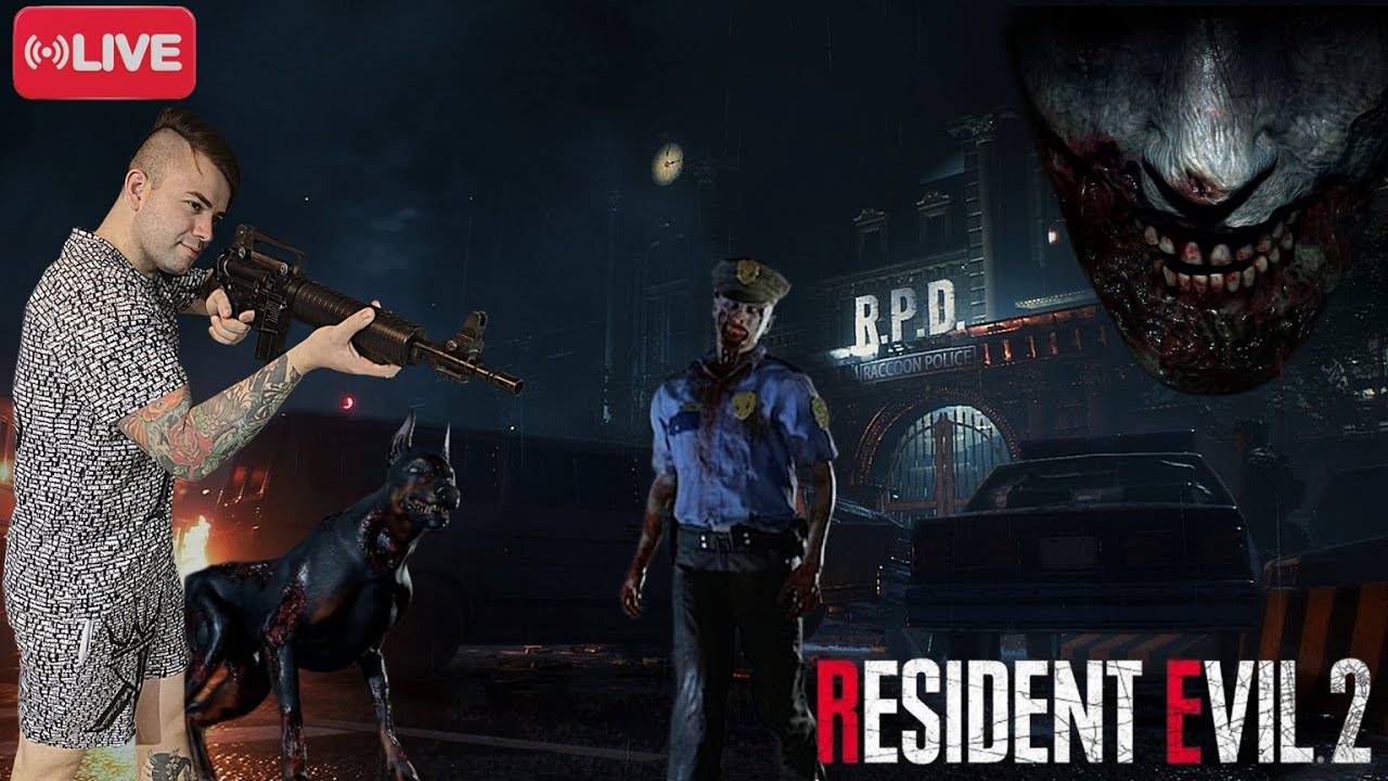 CAPIVARA-LOKO JOGANDO RESIDENT EVIL 2 REMAKE   #episodio 4