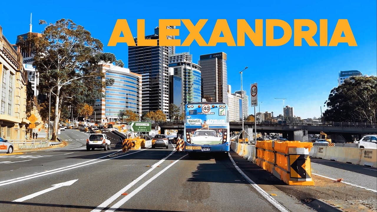 Sydney City Drive | Alexandria to Castle Cove via Harbour Bridge | 4K HDR 60FPS Scenic Tour 🇦🇺