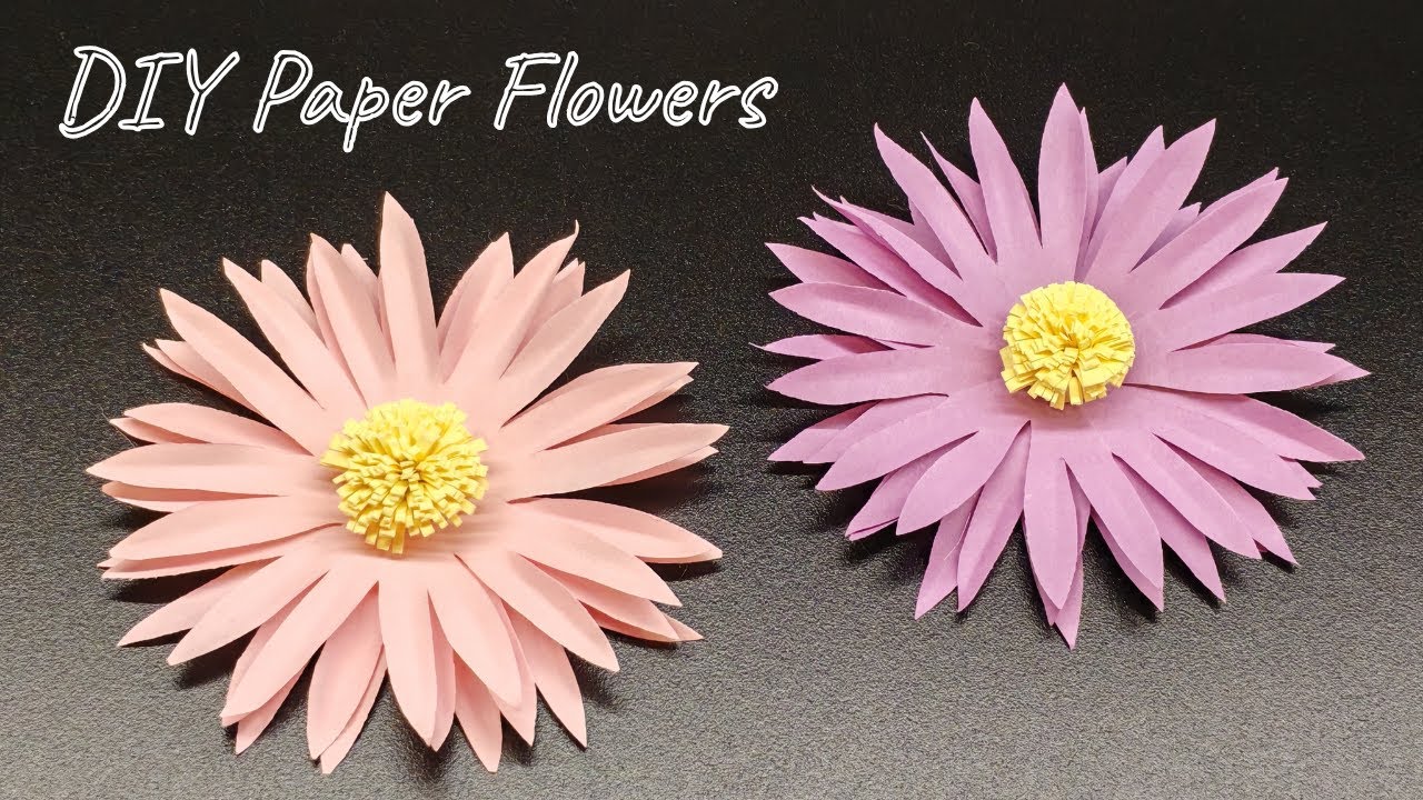 Paper Flowers with a Calm Handmade Look 🌸 Easy DIY Decor