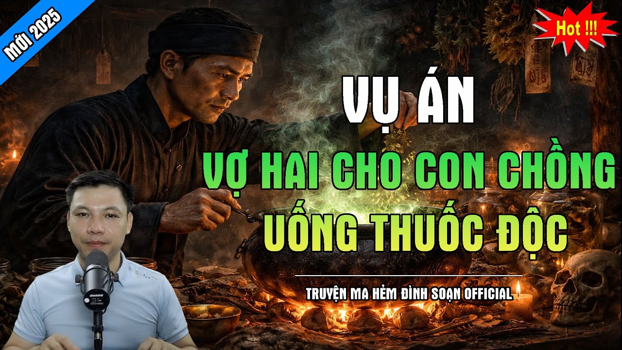 TRUYỆN MA ĐÌNH SOẠN : VỢ HAI CHO CON CHỒNG UỐNG THUỐC ĐỘC | CHUYỆN MA MC ĐÌNH SOẠN