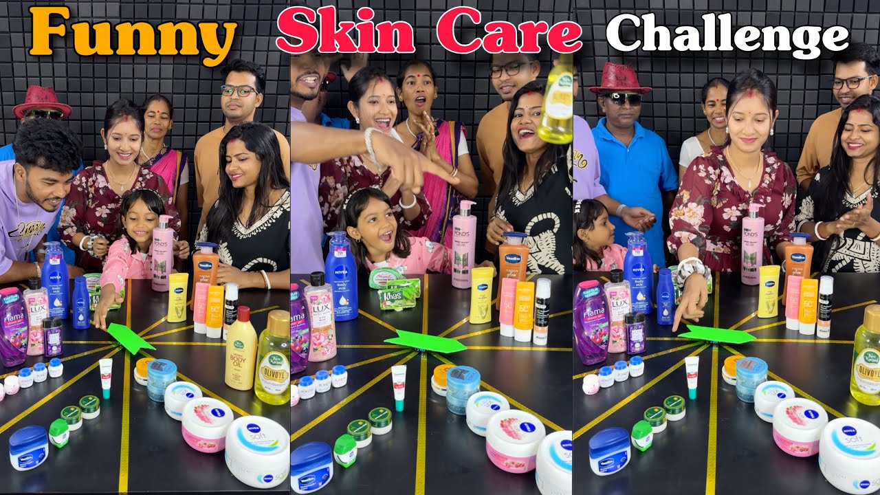 Winter Skin Care Products Spin The Wheel Challenge