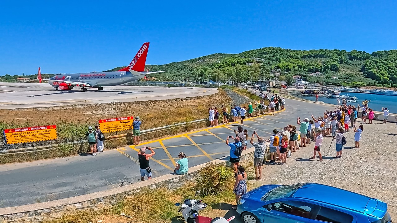 Skiathos 2025 Ep.24: Jet Blast Madness at the Runway End!