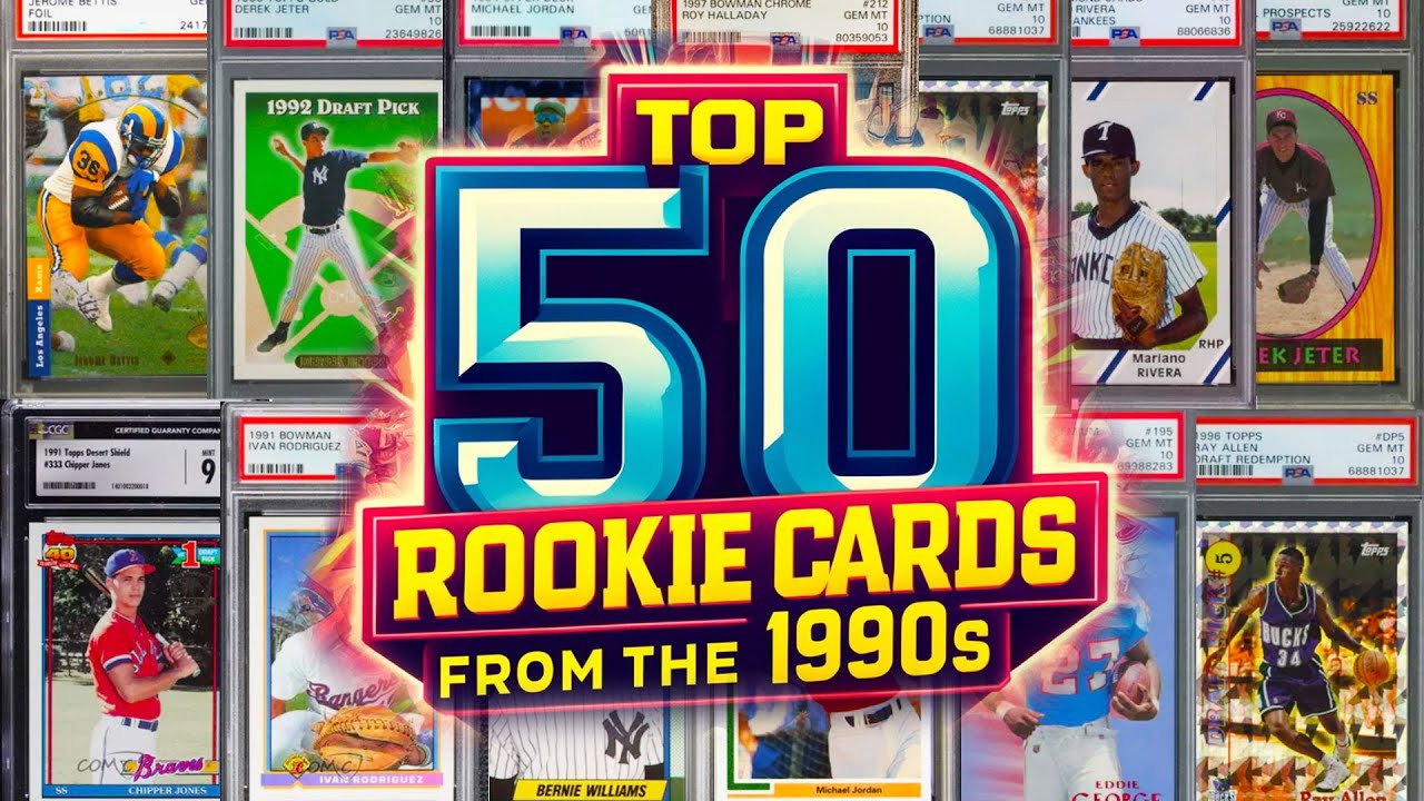 50 ценных спортивных карточек новичков 1990-х годов. Недавно проданы 🙌 🔥 #спортивныекарточки