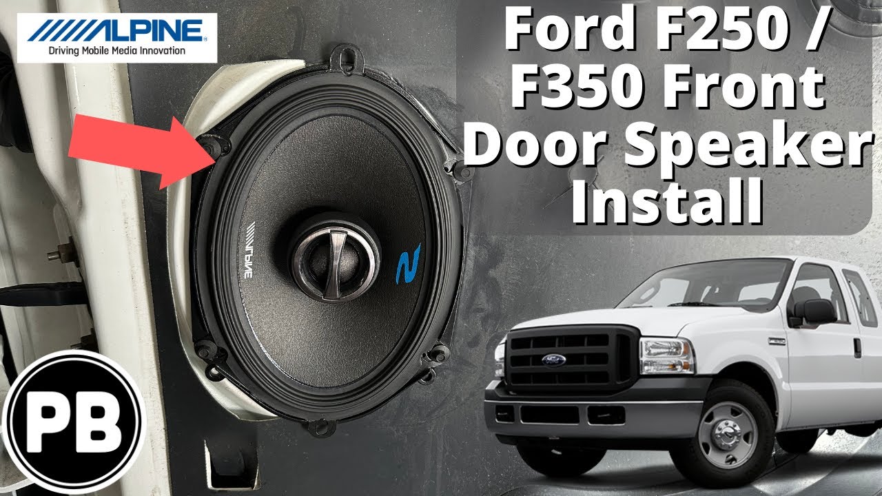 1999 - 2007 Ford F250 / F350 Front Door Speaker Install