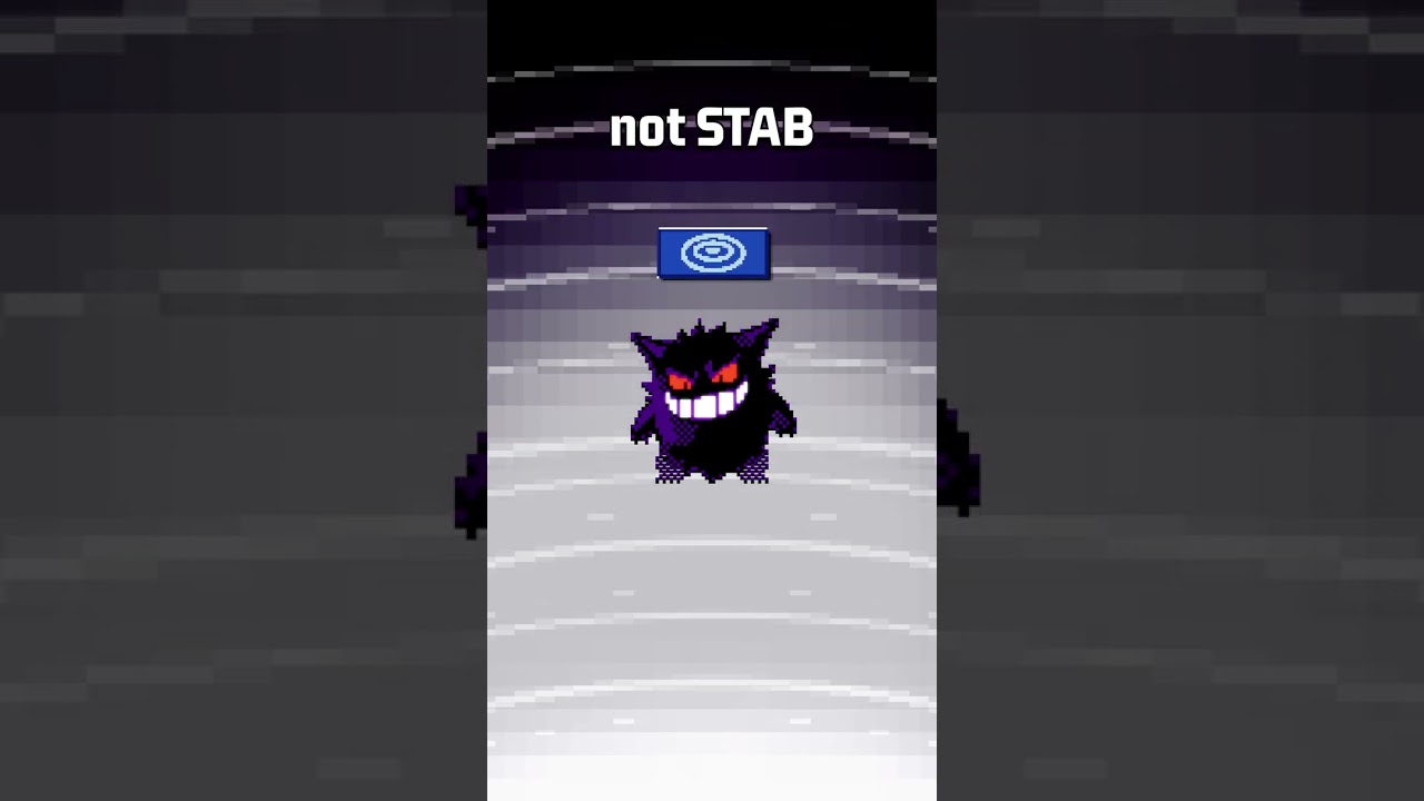 Why Gengar didn't use Ghost moves #shorts