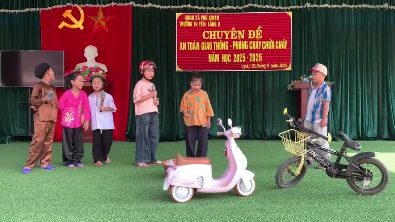 TIỂU PHẨM_GIAO THÔNG AN TOÀN_TRƯỜNG TH YÊN LÃNG II
